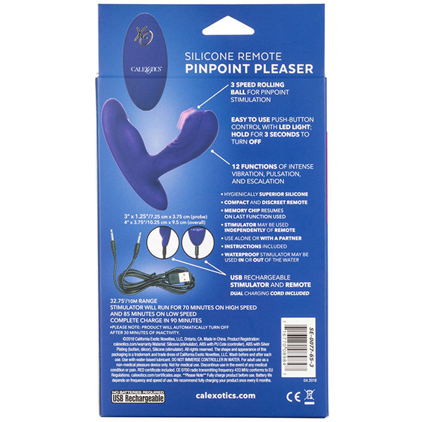 Cal Exotics Silicone Remote Pinpoint Pleaser