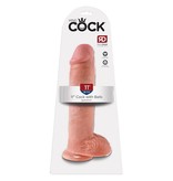 Pipedream Products King Cock 11" Cock with Balls (Light Flesh)