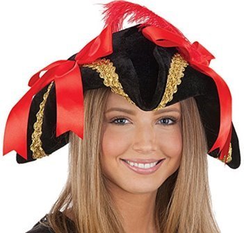 (Costume) Velvet Pirate Hat