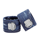 Shots America Toys Ouch! Roughened Denim Hand Cuffs