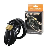 CB-6000S Style Plastic Chastity Cage (Black)