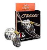 CB-6000S Style Plastic Chastity Cage (Clear)