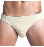 Premium Products Camel Toe Lacey Gaff Panty (Beige)