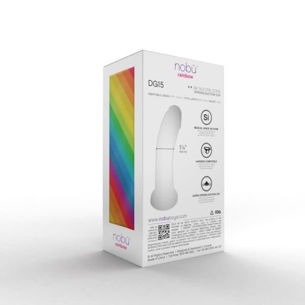 Nobü Toys Nobü Rainbow: DG15 Silicone Dildo
