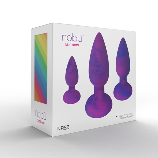 Nobü Toys Nobü Rainbow Silicone Plug Set (Cosmic)