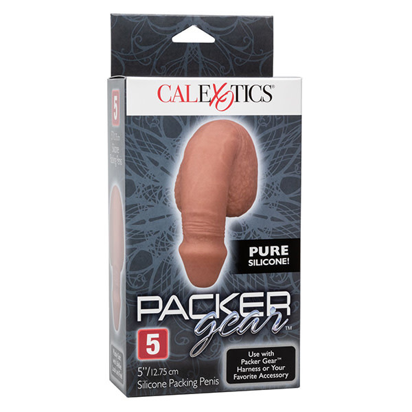 Cal Exotics Packer Gear 5″ Silicone Packing Penis (Brown)