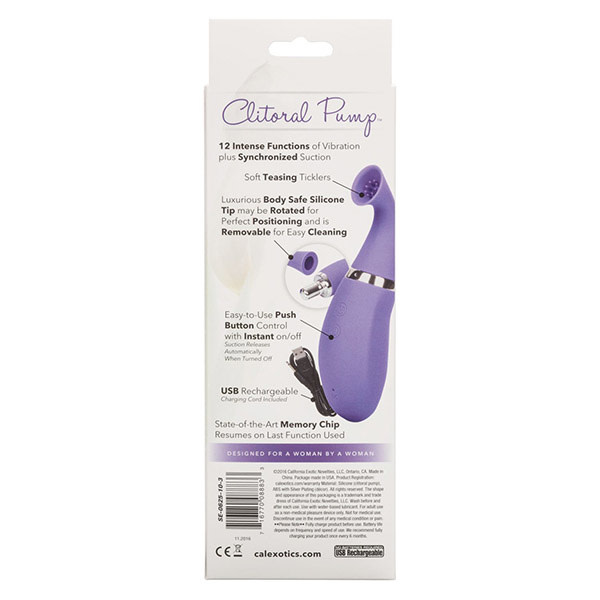 Cal Exotics Intimate Pump: Rechargeable Clitoral Pump