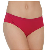 Coquette International Lingerie Stretch Knit Panty with Center Back Slashes (Red)