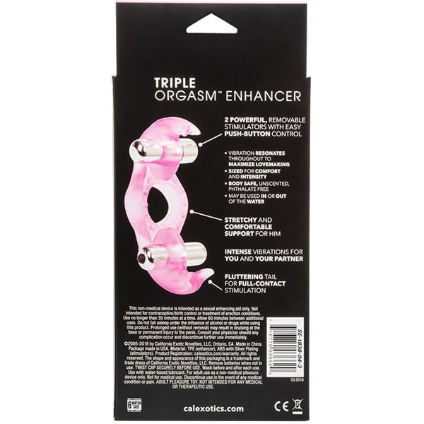 Cal Exotics Triple Orgasm Erection Enhancer Ring