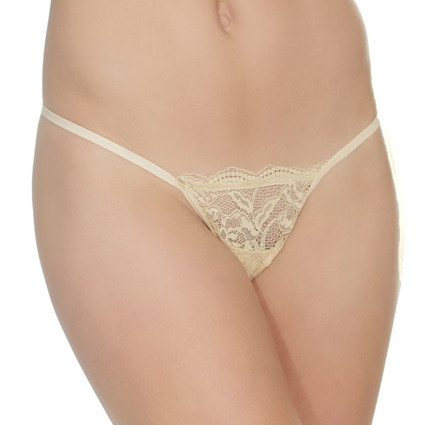 Coquette International Lingerie Sweetness G-String (Beige)