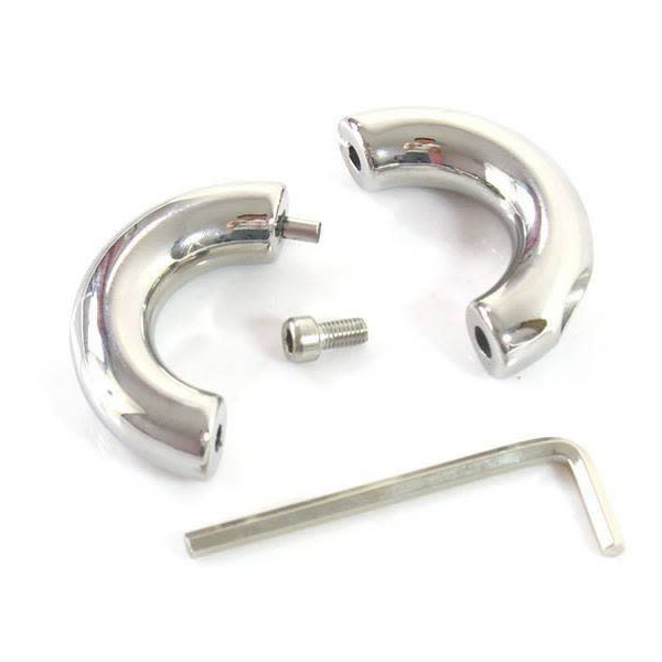 Premium Products Stainless Steel Weighted Ball Stretcher Cock Ring