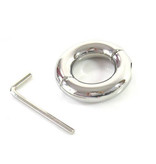 Premium Products Stainless Steel Weighted Ball Stretcher Cock Ring