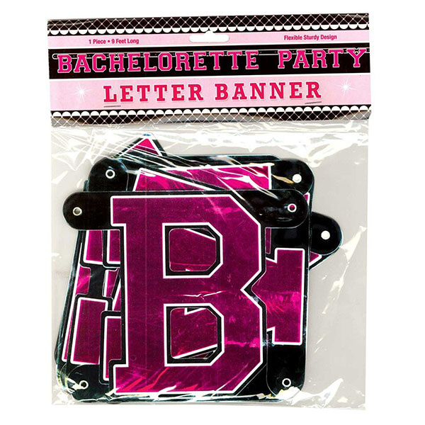 Hott Products Bachelorette Party Letter Banner