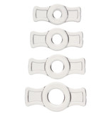Doc Johnson Toys TitanMen Cock Ring Set (Clear)