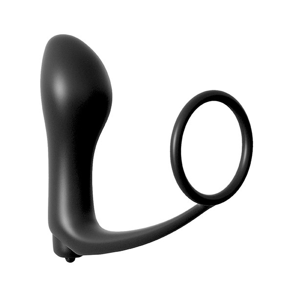 Pipedream Products Anal Fantasy Ass-Gasm Vibrating Cock Ring Plug