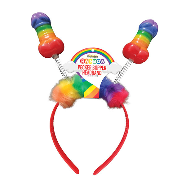 Hott Products Rainbow Pecker Bopper Headband