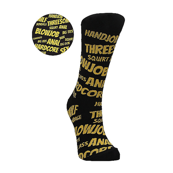 Shots America Toys Sexy Socks: Sexy Words (Male Fit)