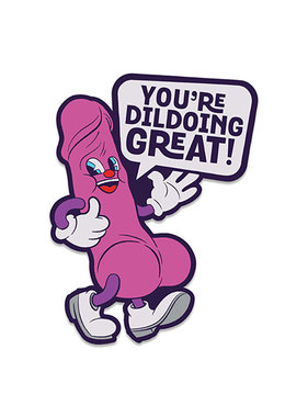 Wood Rocket Fuck Buddies You're Dildoing Great Enamel Pin