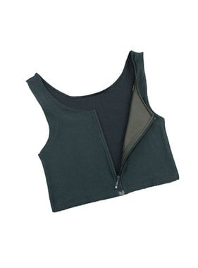 Premium Products Chest Compression Binder w/ Zipper: Tank Style (Black)