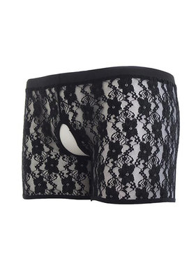 Premium Products Unisex Crotchless Lace Booty Short