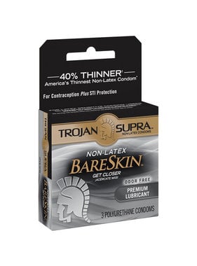 Trojan Condoms Trojan Supra Polyurethane Condoms 3 Pack