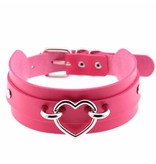 Premium Products Harajuku Handmade Heart Collar (Pink)