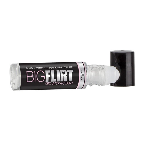Sensuva Big Flirt Pheromone Sex Attractant Roll-On 0.34 oz (10 ml)