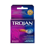 Trojan Condoms Trojan Pleasures Fire & Ice 3 Pack