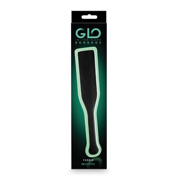 NS Novelties GLO Bondage Paddle Green (Glow in the Dark)