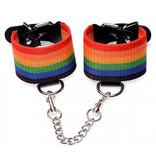 XR Brands Kinky Pride Rainbow Bondage Set