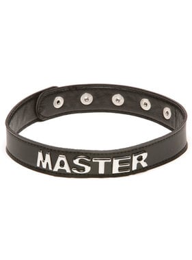 Allure Leather Leather Wordband Collar: Master