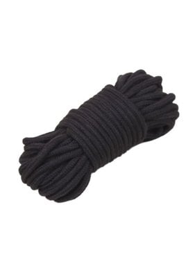 Premium Products Cotton Bondage Rope: Black (20 m)