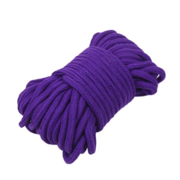 Premium Products Cotton Bondage Rope: Purple 20 m (66 ft)