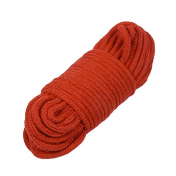 Premium Products Cotton Bondage Rope: Red 20 m (66 ft)