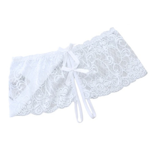 Premium Products Crotchless Booty Short (White)