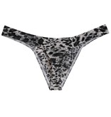Premium Products Men's Leopard Thong Underwear (Black)