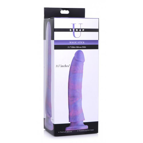 XR Brands Magic Stick 9.5" Glitter Silicone Dildo