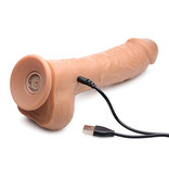 XR Brands Loadz 8.5" Vibrating Squirting Dildo (Medium Flesh Tone)