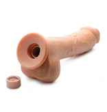 XR Brands Loadz 8.5" Vibrating Squirting Dildo (Medium Flesh Tone)