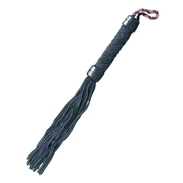 Plesur 15" Leather Flogger (Black)
