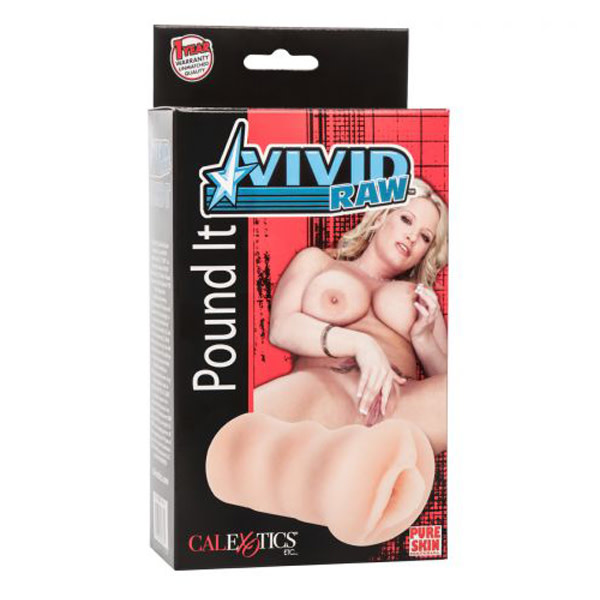 Cal Exotics Vivid Raw Pound It Pussy Stroker (Ivory)