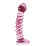 Pipedream Products Icicles No. 28 Pink Glass Dildo