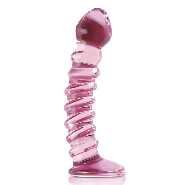 Pipedream Products Icicles No. 28 Pink Glass Dildo