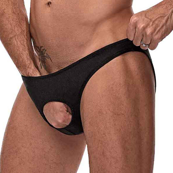 Male Power Pouchless Brief (Black)