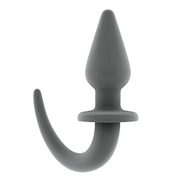Shots America Toys SONO No. 8 Curved Tail Butt Plug  (Grey)