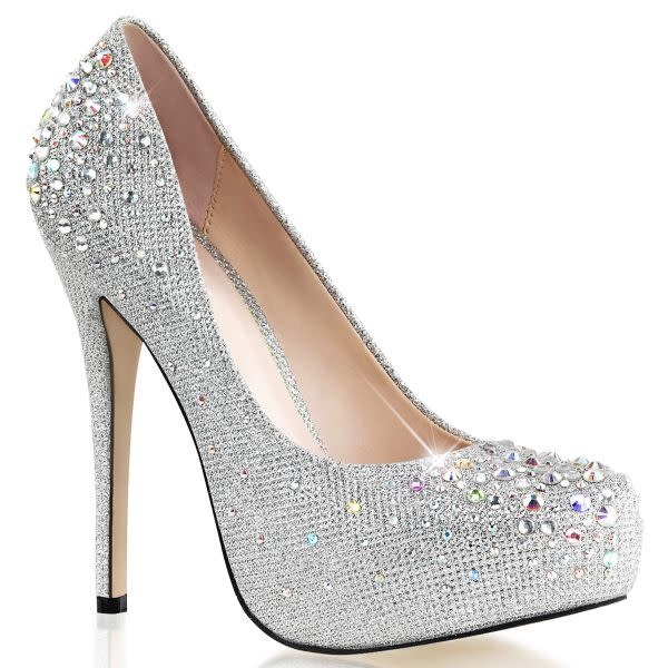 Pleaser USA Fabulicious DESTINY-06R Multi Size Rhinestones Embellished Pump