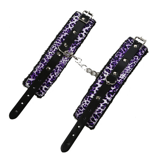 Premium Products Animal Print Cuffs (Purple)