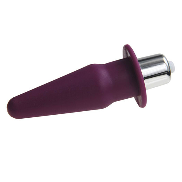 Premium Products Mini Silicone Vibe Plug (Plum)