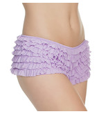 Coquette International Lingerie Ruffle Shorts with Back Bow Detail (Purple)