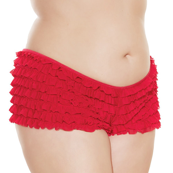 Coquette International Lingerie Last Tango Booty Shorts (Red)
